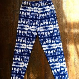 Tie-Dye Fleece Shibori Leggings